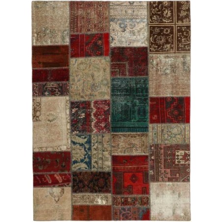tappeto persia vintage patchwork cm 170x235 