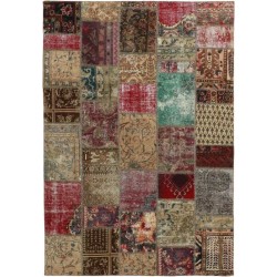 tappeto persia vintage patchwork cm 166x235 