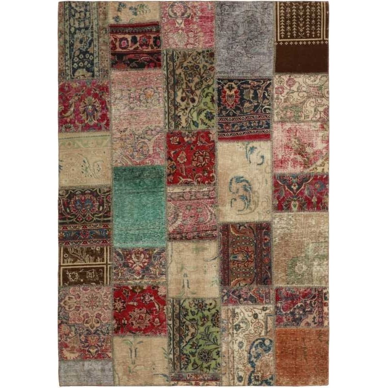 tappeto persia vintage patchwork cm 166x239 