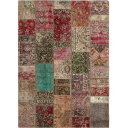 tappeto persia vintage patchwork cm 167x235 