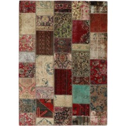 tappeto persia vintage patchwork cm 165x237 