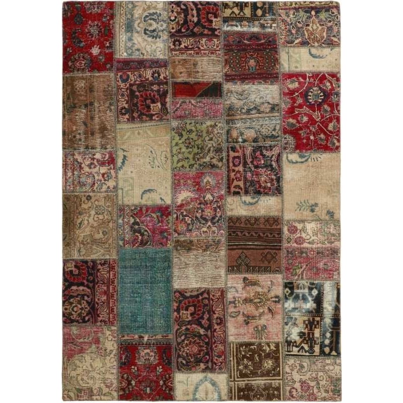 tappeto persia vintage patchwork cm 165x238 