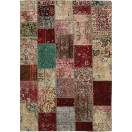 tappeto persia vintage patchwork cm 166x236 