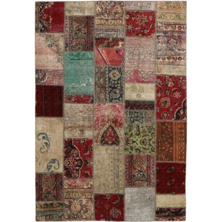 tappeto persia vintage patchwork cm 166x237 