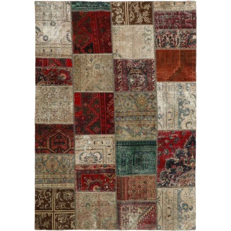 tappeto persia vintage patchwork cm 165x236 