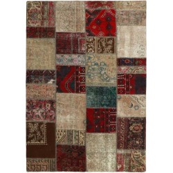 tappeto persia vintage patchwork cm 167x238 