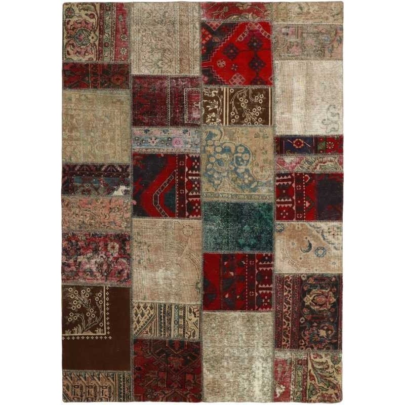 tappeto persia vintage patchwork cm 167x238 