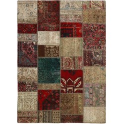 tappeto persia vintage patchwork cm 168x234 