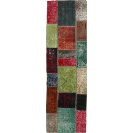 tappeto persia vintage patchwork cm 73x252 