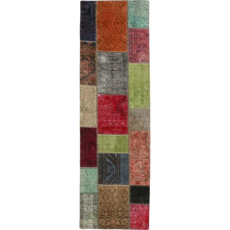 tappeto persia vintage patchwork cm 73x255 