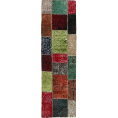 tappeto persia vintage patchwork cm 73x251 