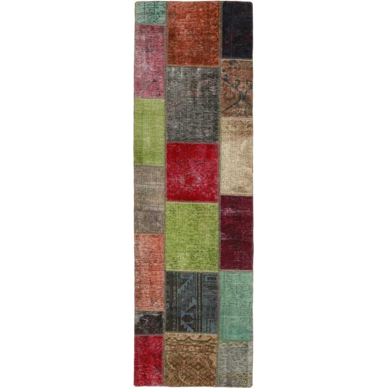 tappeto persia vintage patchwork cm 73x255 