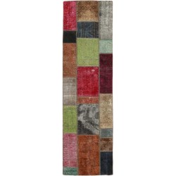 tappeto persia vintage patchwork cm 75x257 