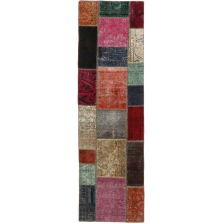tappeto persia vintage patchwork cm 70x254 