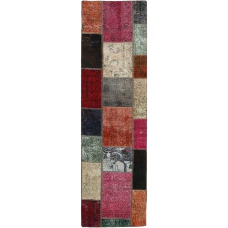 tappeto persia vintage patchwork cm 72x253 
