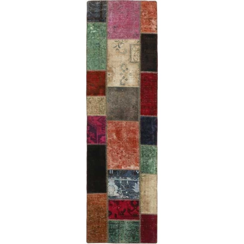 tappeto persia vintage patchwork cm 71x250 