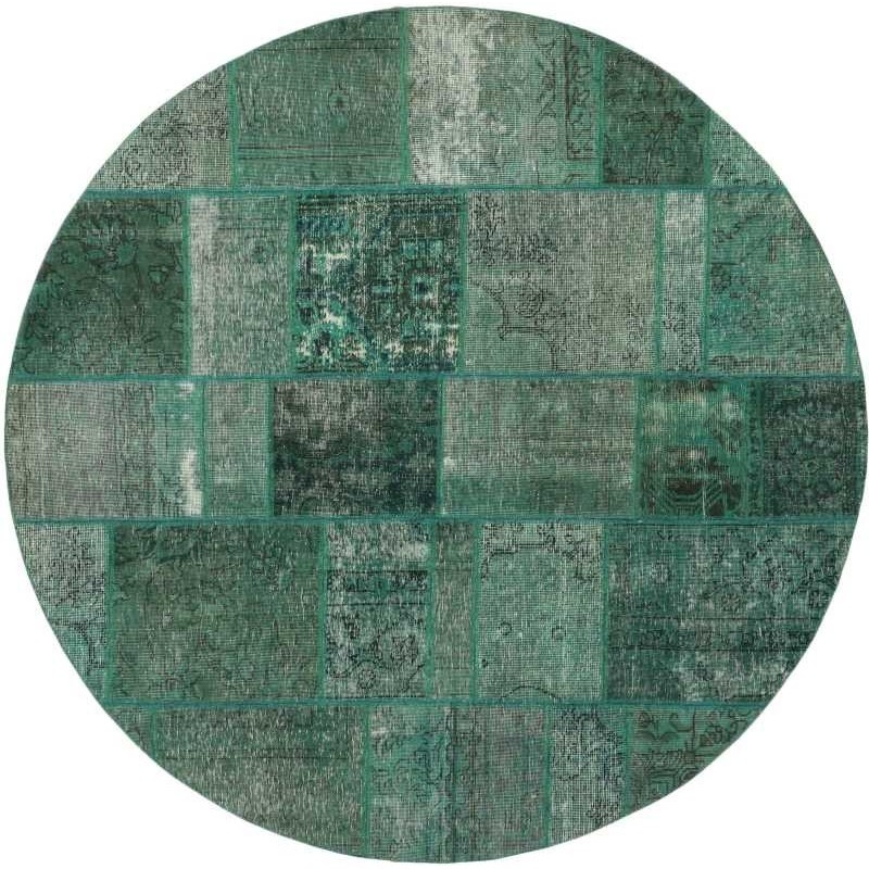 tappeto persia vintage patchwork cm 200x200 