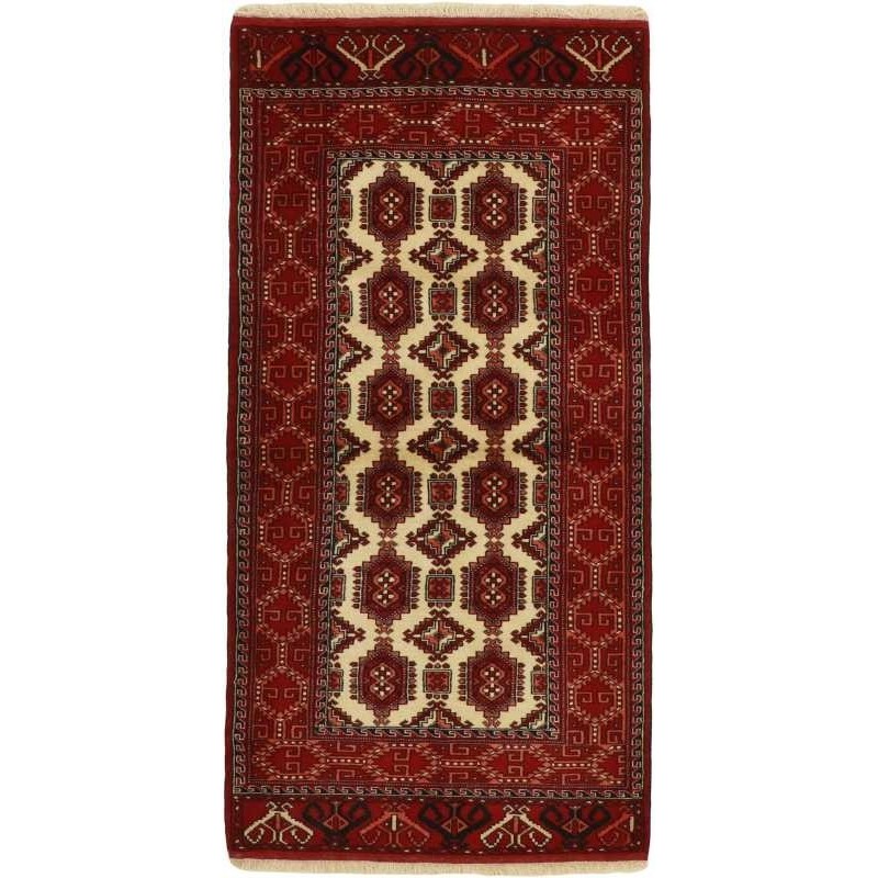 tappeto persia torkaman fine cm 90x192 