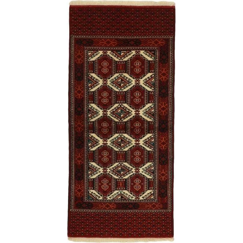 tappeto persia torkaman fine cm 84x187 