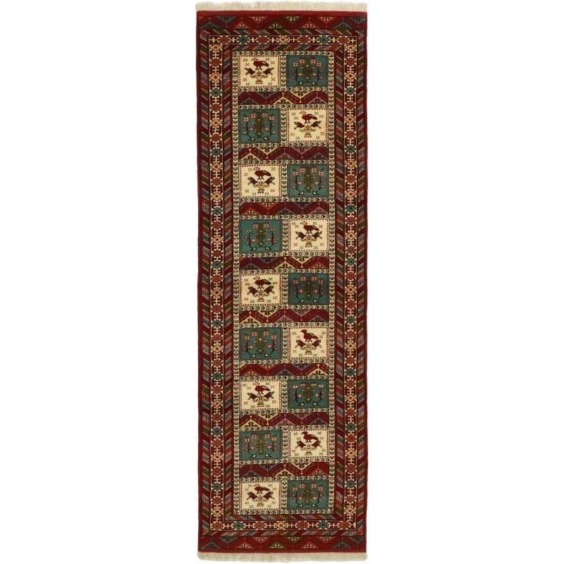 tappeto persia torkaman fine cm 85x284 