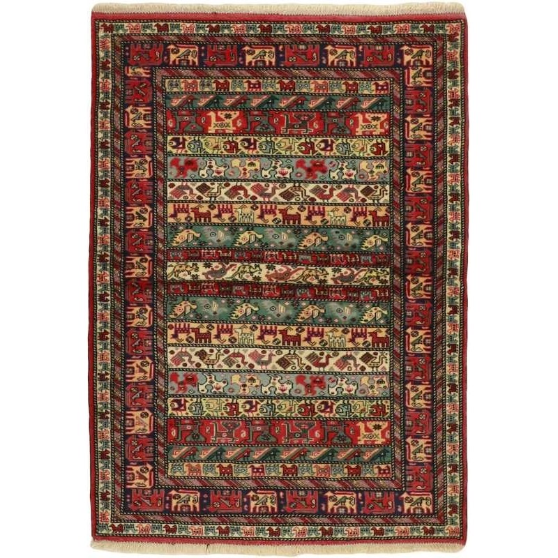tappeto persia torkaman fine cm 115x161 