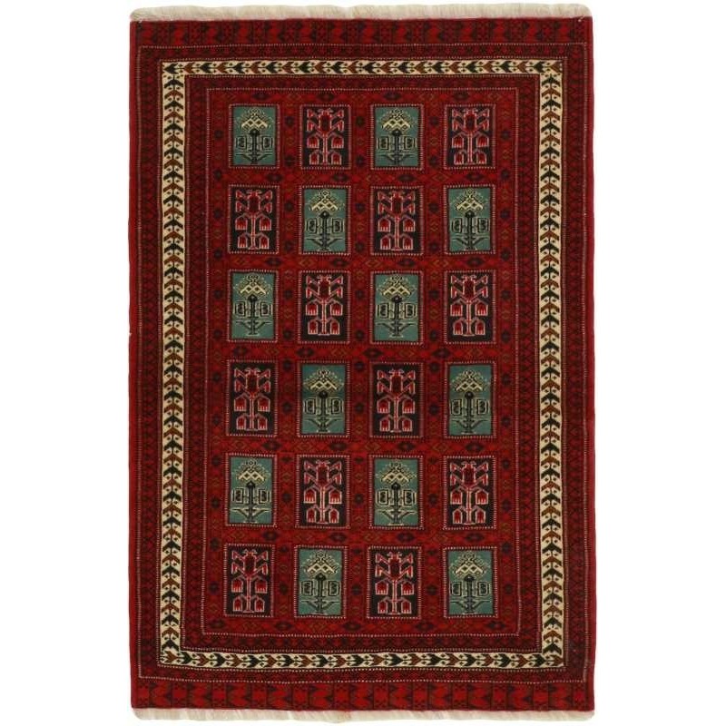 tappeto persia torkaman fine cm 101x150 