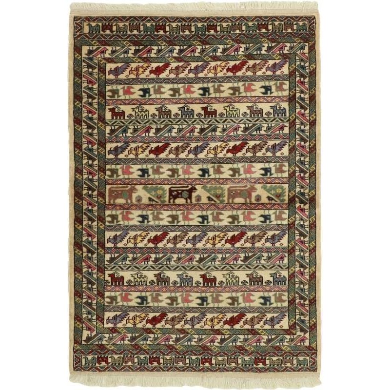 tappeto persia torkaman fine cm 106x152 