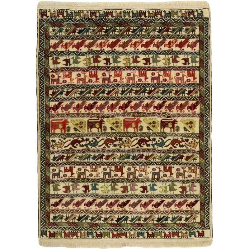 tappeto persia torkaman fine cm 104x140 