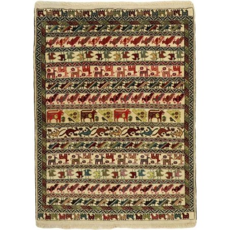 tappeto persia torkaman fine cm 104x140 