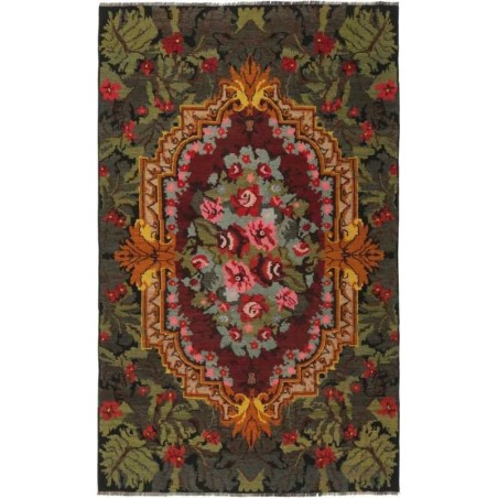 tappeto moldavia rose kelim old cm 173x272 