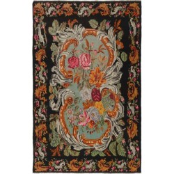 tappeto moldavia rose kelim old cm 193x300 