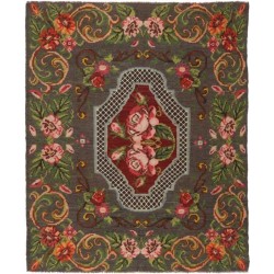 tappeto moldavia rose kelim old cm 183x222 