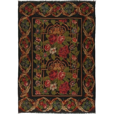 tappeto moldavia rose kelim old cm 188x265 