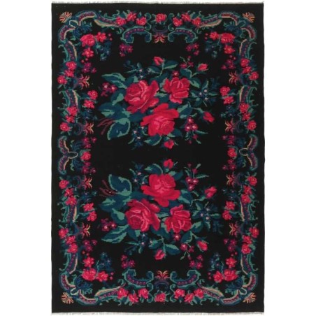 tappeto moldavia rose kelim old cm 204x290 