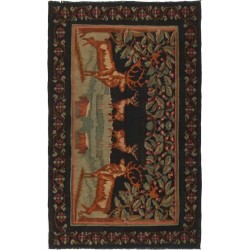 tappeto moldavia rose kelim old cm 159x249 