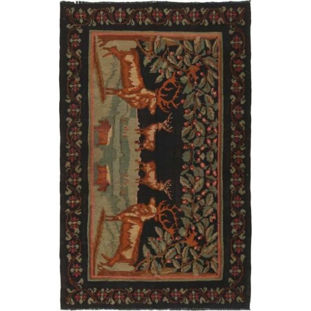 tappeto moldavia rose kelim old cm 159x249 