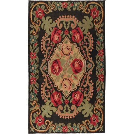 tappeto moldavia rose kelim old cm 177x296 