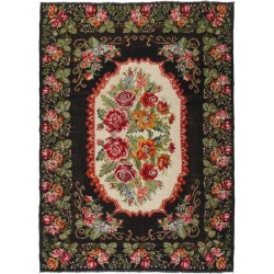 tappeto moldavia rose kelim old cm 215x287 