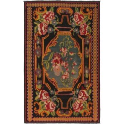 tappeto moldavia rose kelim old cm 162x257 
