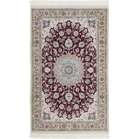 tappeto persia nain fine con seta cm 115x182 