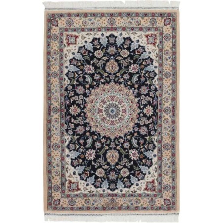 tappeto persia nain fine con seta cm 120x175 