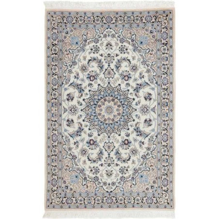 tappeto persia nain fine con seta cm 115x175 