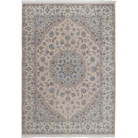 tappeto persia nain fine con seta cm 253x350 