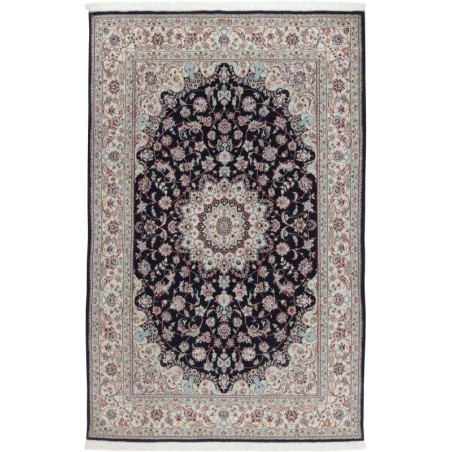 tappeto persia nain fine con seta cm 193x300 