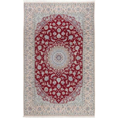 tappeto persia nain fine con seta cm 200x317 