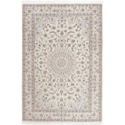 tappeto persia nain fine con seta cm 210x303 