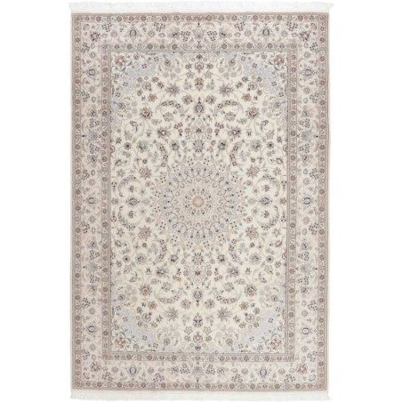 tappeto persia nain fine con seta cm 210x303 