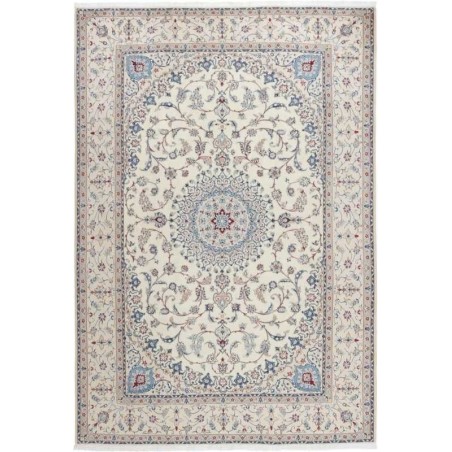 tappeto persia nain fine con seta cm 217x310 