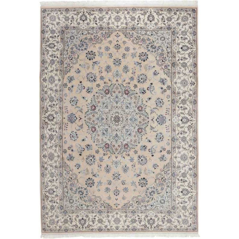 tappeto persia nain fine con seta cm 255x350 
