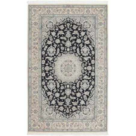 tappeto persia nain fine con seta cm 153x237 